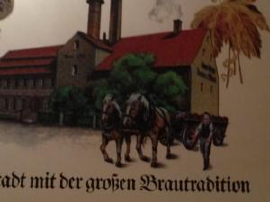 RİTZMANN'S MİRROR ADVERTİSEMENT CAM ALTI AYNA REKLAM BİRA KENDİ ORJİNAL ÇERÇEVESİNDE 