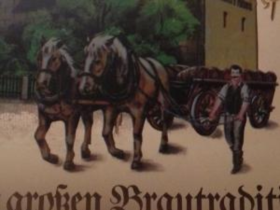 RİTZMANN'S MİRROR ADVERTİSEMENT CAM ALTI AYNA REKLAM BİRA KENDİ ORJİNAL ÇERÇEVESİNDE 