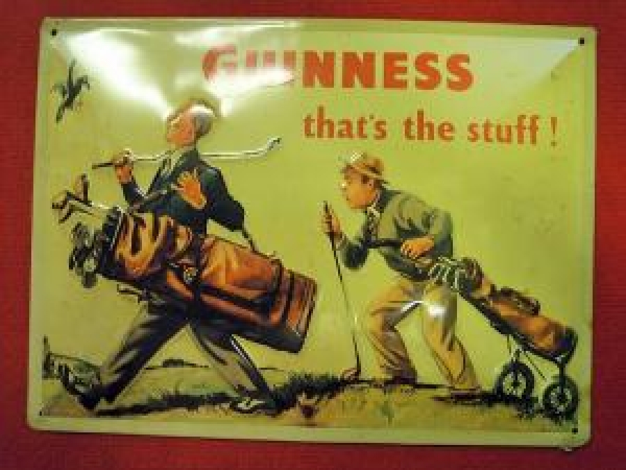 GUINNESS THAT'S THE STUFF ! REKLAM TENEKE TABELA 