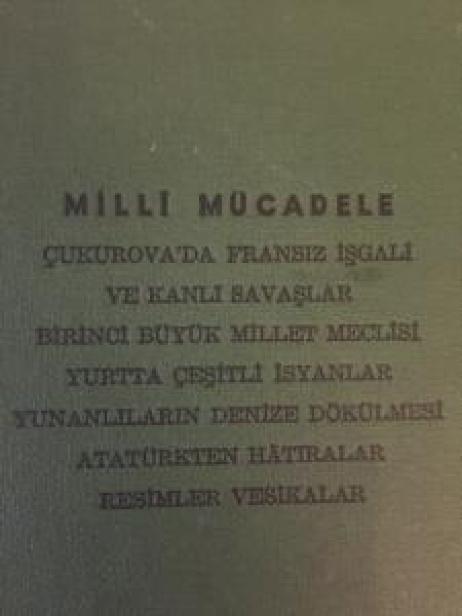 HATIRALARIM MİLLİ MÜCADELE İMZALI 1961 DAMAR ARIKOĞLU 