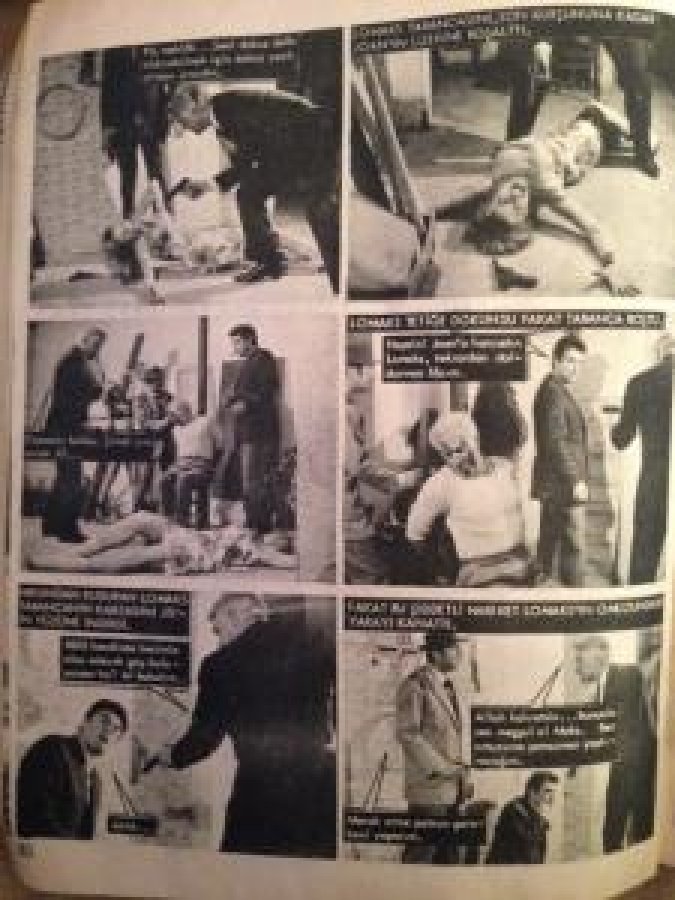 KİLLİNG FOTO ROMAN BİR SARIŞIN DAHA 1968 BASIMI RENKLİ KAPAK İÇİ SİYAH BEYAZ FOTOGRAF KARELERİNDEN KİLİNG SAYI 14 100 KURUŞ DAMGALI