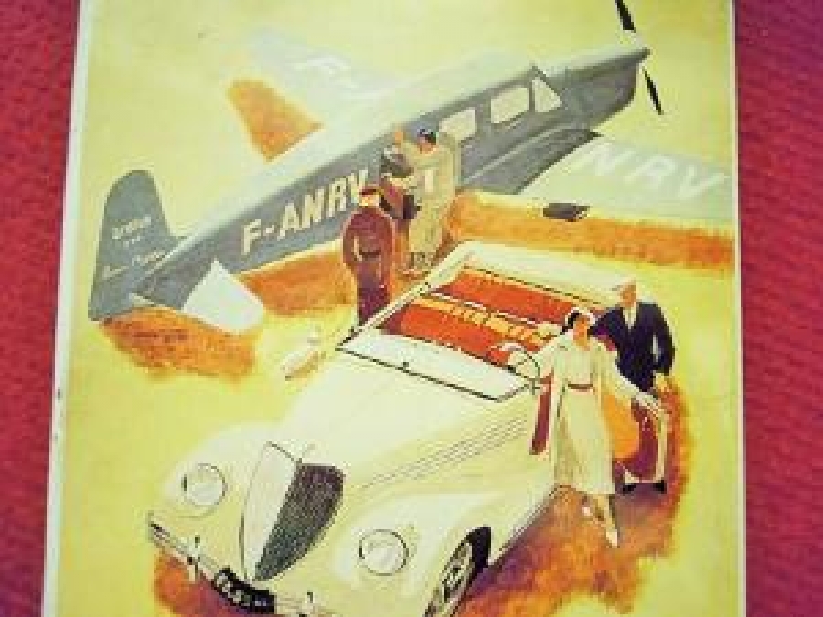 LES VVOYAGEURS MODERNES... RENAULT REKLAM TENEKE TABELA 