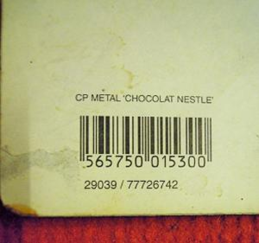 NESTLE CHOCOLAT NESTLE 1999 MDM İS SUR - 03 80 95 33 00 COLLECTİON PARTİCTİON - ERPRODUCTİON İNTERDİTE REKLAM TENEKE TABELA 