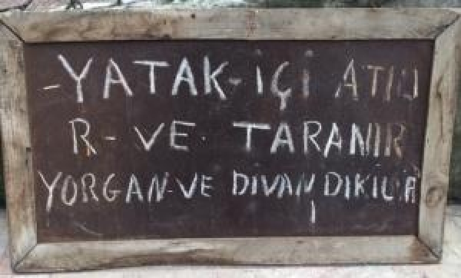 TEVFİK ÖZ TÜRK  ANKARA YORGANCI TABELASI