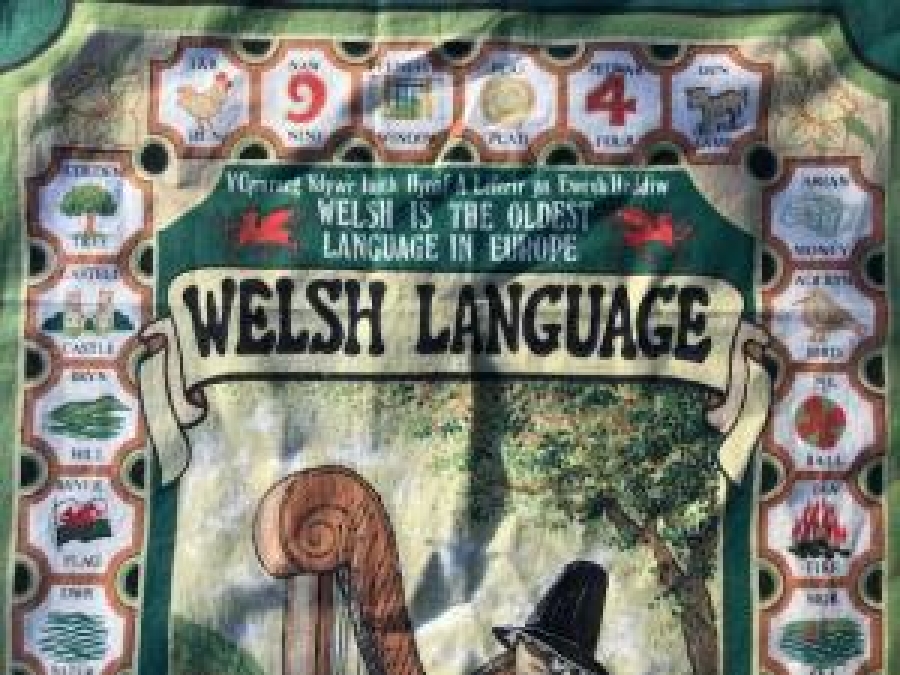 WELSH LANGUAGE GALLER DİLİNDE EN ÇOK KULLANILAN KALIP KELİMELERDEN OLUŞAN ALFABE
