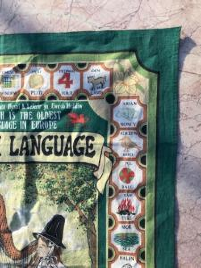 WELSH LANGUAGE GALLER DİLİNDE EN ÇOK KULLANILAN KALIP KELİMELERDEN OLUŞAN ALFABE