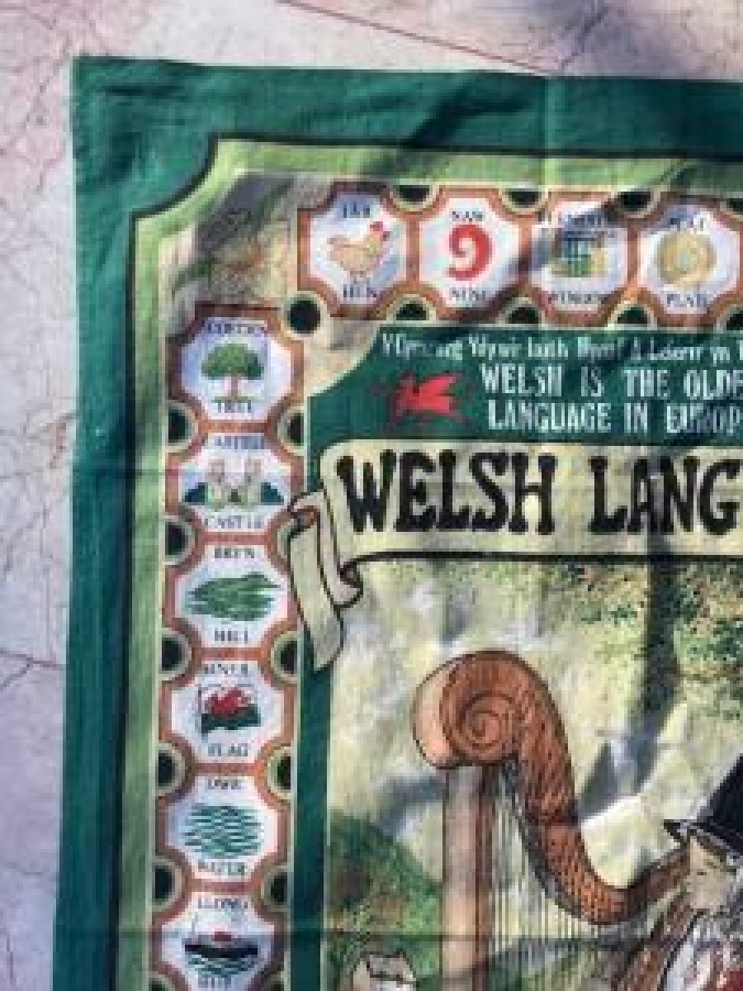 WELSH LANGUAGE GALLER DİLİNDE EN ÇOK KULLANILAN KALIP KELİMELERDEN OLUŞAN ALFABE