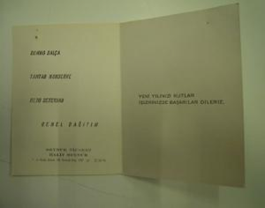 YENİ YIL TEBRİGİ DEMKO SALÇA TAMTAD KONSERVE DEDO DETEREMJAN GENEL DAĞITIM SEYNUR TİCARET 