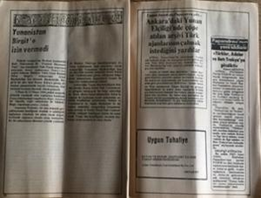 BATI TRAKYA TÜRKÜNÜN SESİ BATI TRAKYA SİYASİ, KÜLTÜREL VE TÜRKÇE AYLIK DERGİ 15 MAYIS 1984 SAYI 205