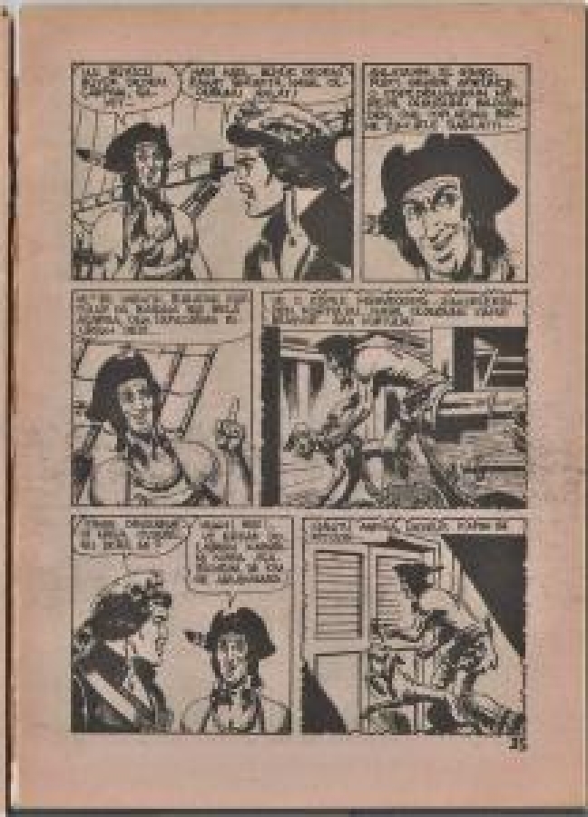 KAPTAN SWİNG STORK CANAVARI MİLLİYET SİYAH BEYAZ ÇİZGİ ROMAN 18 X 13 ÖLCÜGEDİR 