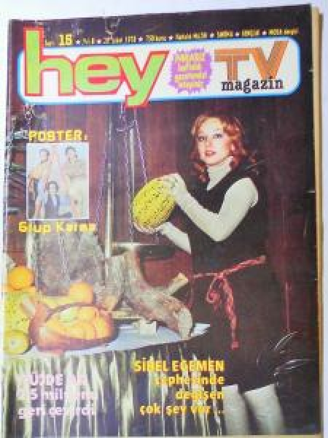 HEY TV MAGAZİN DERGİ SAYI 15 20 ŞUBAT 1978 
