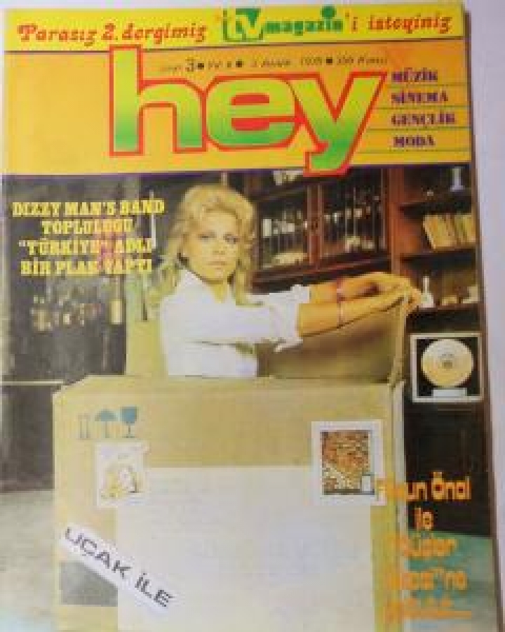 HEY TV MAGAZİN DERGİ SAYI 3. 3 ARALIK 1975 