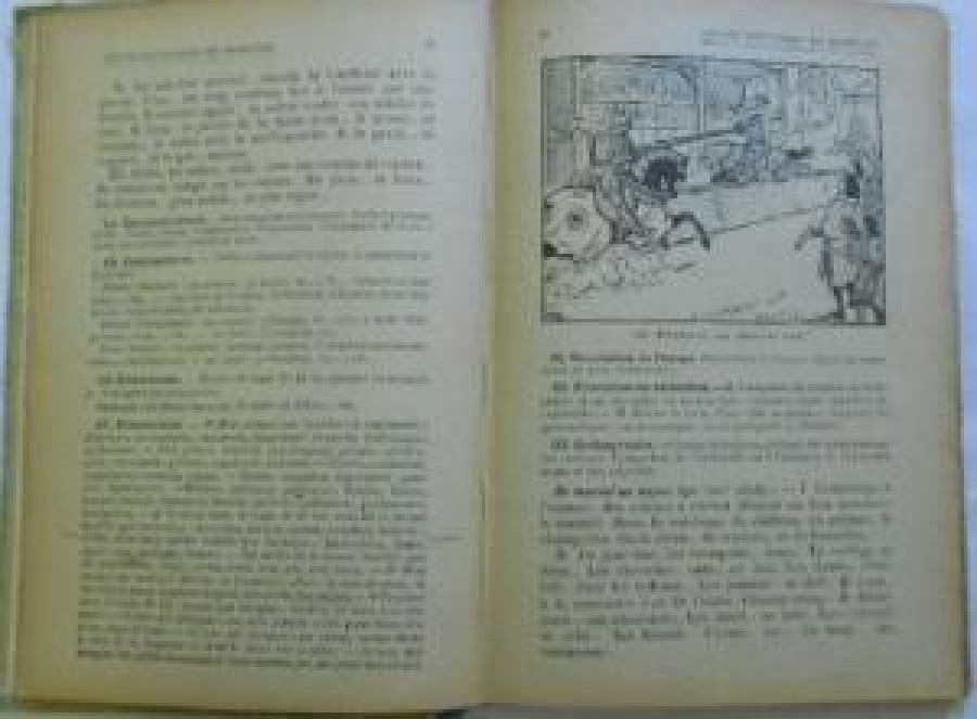 LEÇONS İLLUSTREES DE FRANÇAIS PAR E.BREUIL RESİMLİ FRANSIZCA DİL BİL GİZİ YAZIMI 