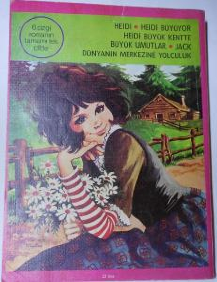 RESİMLİ KLASİKLER 1 ÇOCUK ROMANLARINDAN HEİDİ BÜYÜYOR CİZĞİ ROMAN 