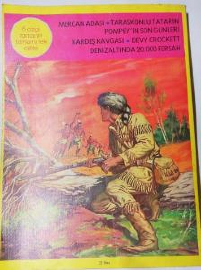 RESİMLİ KLASİKLER 9 CİZĞİ ROMAN MERCAN ADASI TARASKONLU TATARİN 