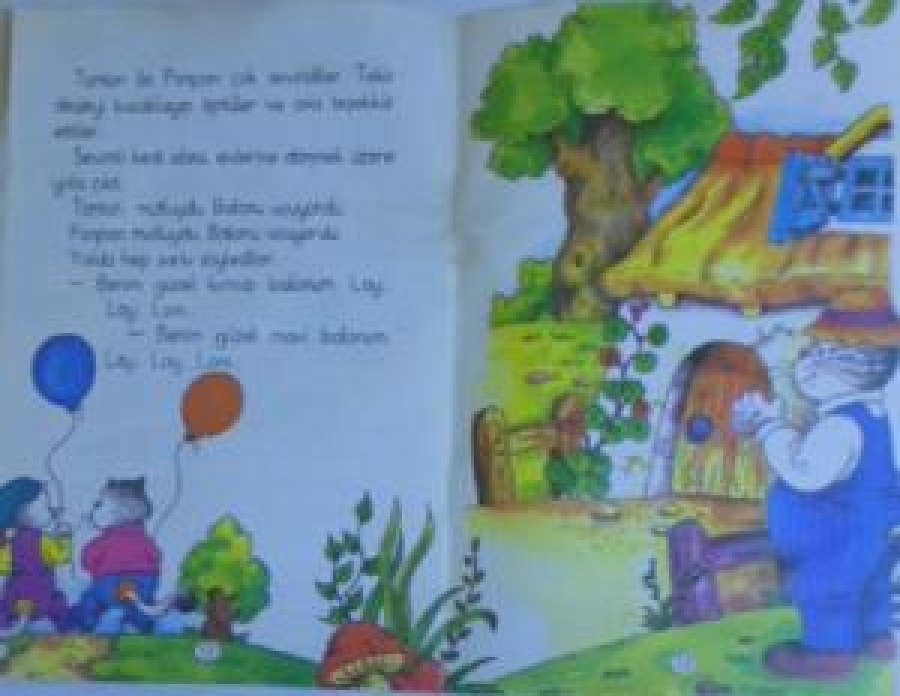 TEKİR DEDEYE GİDİYOR MASAL KİTABI RENKLİ KAPAK ESİYE ERİN 