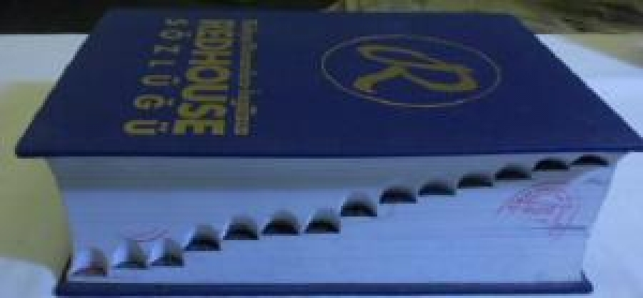 TÜRKÇE / OSMANLICA -İNGİLİZCE REDHOUSE ORJİNAL KABINDA EKSİKSİZ KONDUSYON 