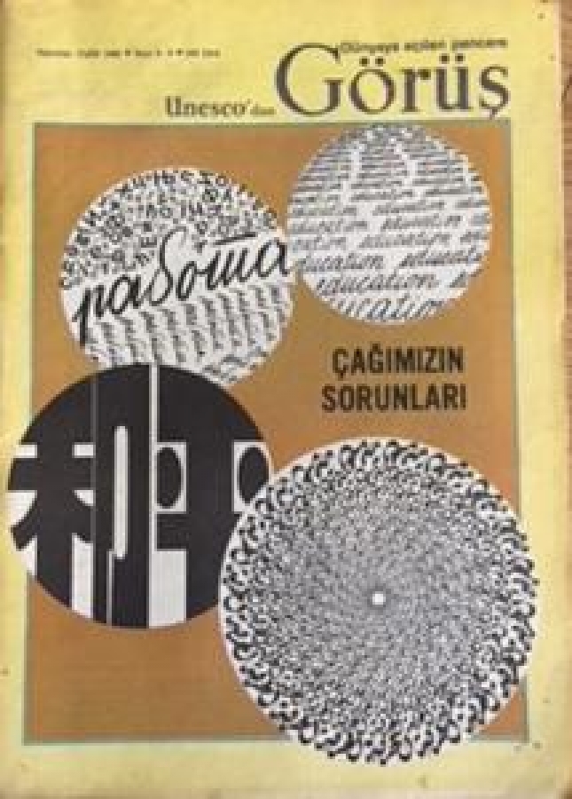 UNESCODAN GÖRÜŞ DÜNYAYA AÇILAN PENCERE DERGİSİ AĞUSTOS-EYLÜL SAYI 8-9 
