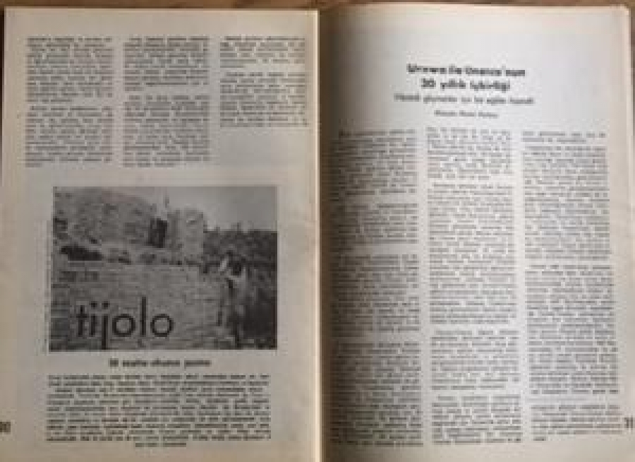 UNESCODAN GÖRÜŞ DÜNYAYA AÇILAN PENCERE DERGİSİ HAZİRAN 1980 SAYI 6 