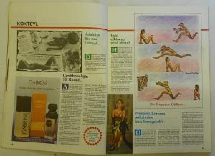 ERKEKÇE DERGİ KASIM 1985 SAYI 11 TÜRKİYE'NİN EN BÜYÜK DERGİSİ 