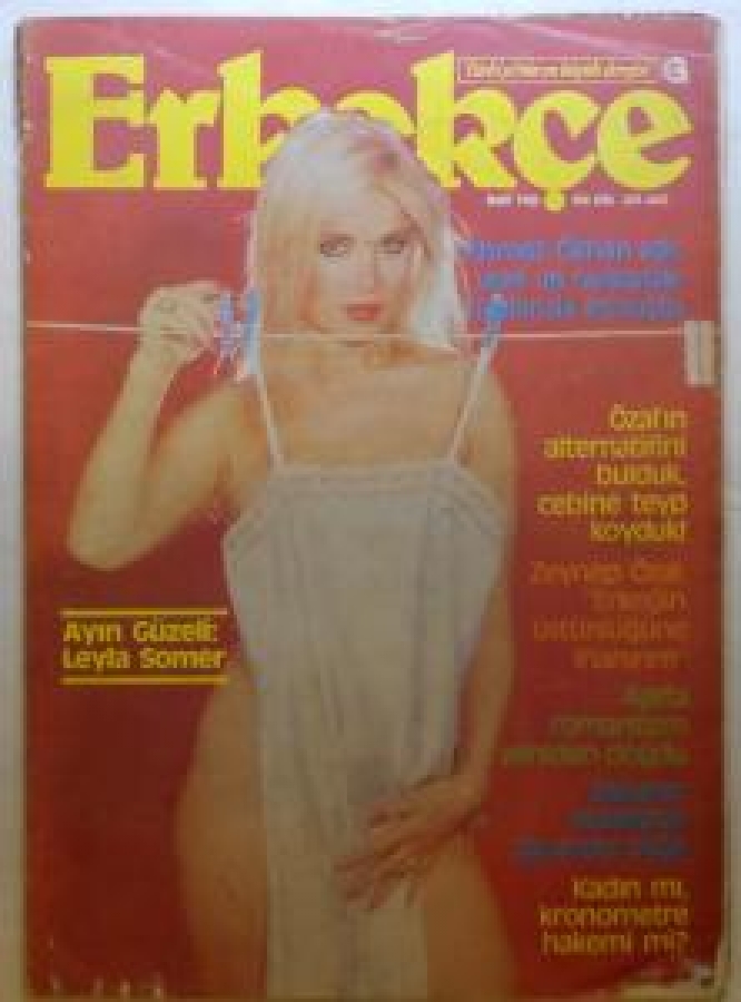 ERKEKÇE DERGİ MART 1985 SAYI 3 TÜRKİYE'NİN EN BÜYÜK DERGİSİ AHMET ÖZKAN 