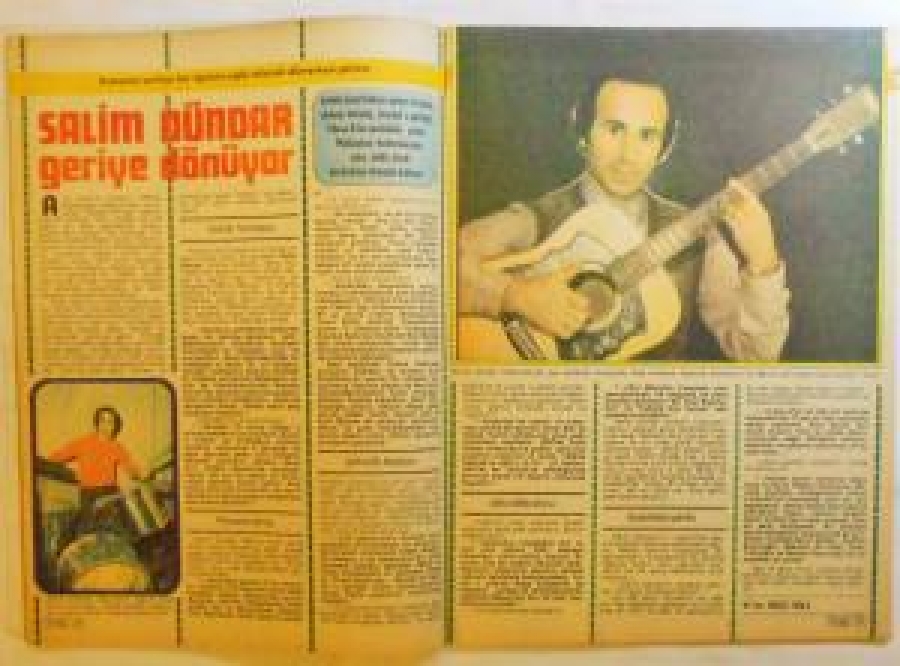 HEY HAFTALIK MAGAZİN DERGİ SAYI 25. 30 NİSAN 1979 SALİM DÜNDAR GEÇMİŞE DÖNDÜ HÜLYA KOÇ YİĞİT 