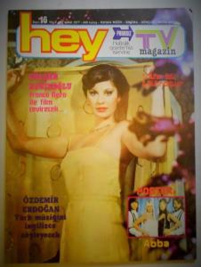HEY HAFTALIK MAGAZİN DERGİ SAYI 16.28 ŞUBAT 1977 ĞÜLŞEN BUBİK OĞLU FRANCA NERO İLE 