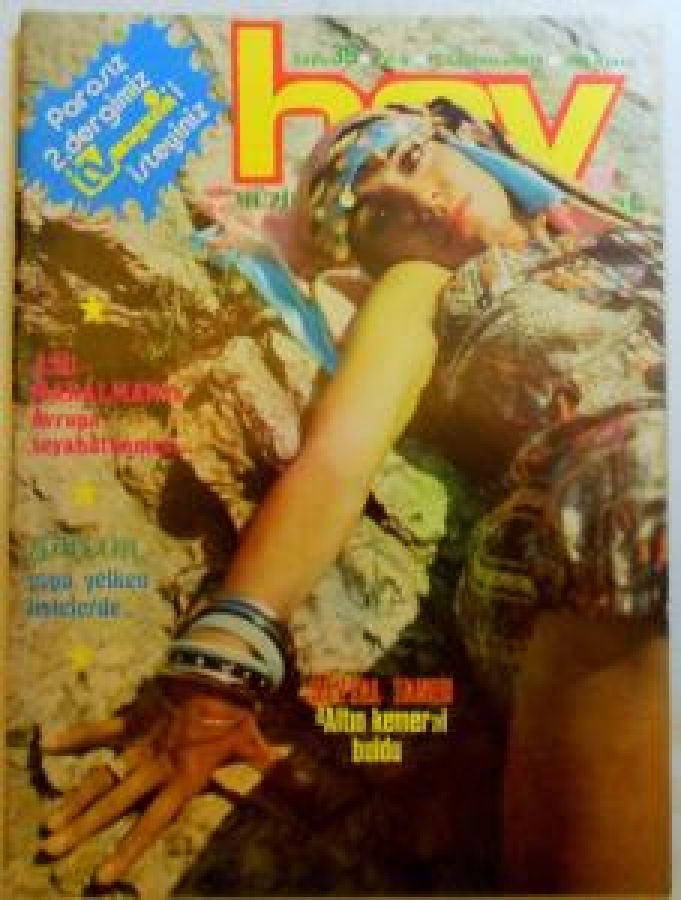 HEY HAFTALIK MAGAZİN DERGİ SAYI 35. 12 TEMMUZ 1976 ASU MARALMAN'IN AVRUPA SEYAHATNAMESİ... SAILOR PUPA YELKEN LİSTELERDE... 