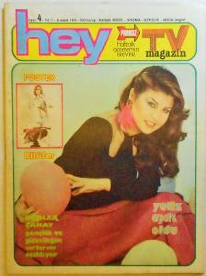 HEY HAFTALIK MAGAZİN DERGİ SAYI 4. 6 ARALIK 1976 RÜÇHAN 
