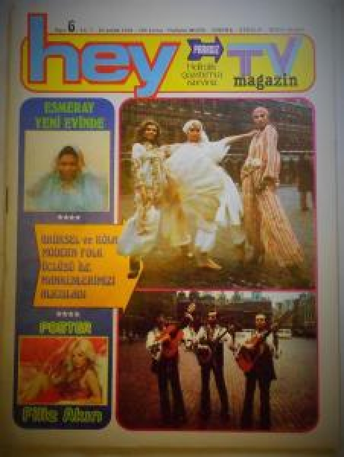 HEY HAFTALIK MAGAZİN DERGİ SAYI 6 . 20 ARALIK 1976 