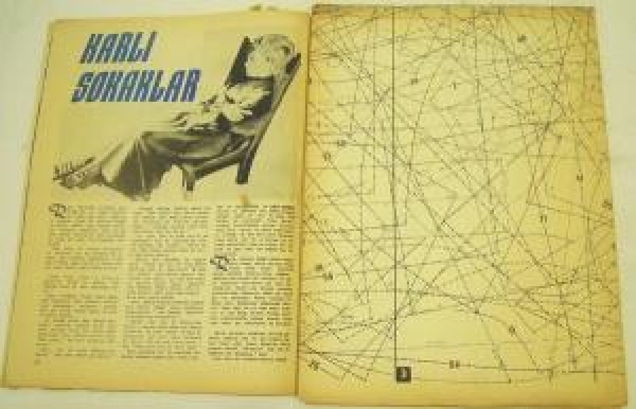 SAMANYOLU DERGİ ELBİSE PATRONU İLE KİTAP İLAVEMİZİ İSTEYİNİZ HAFTALIK MECMUA NO : 116. 21 MART 1974 