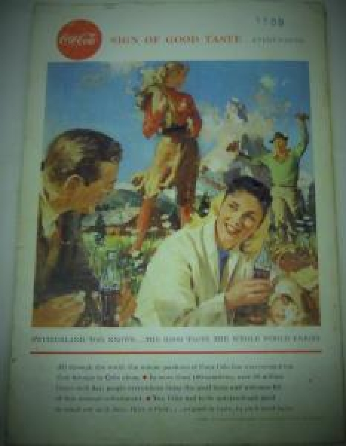 THE NATIONAL GEOGRAPHIC MAGAZINE JULY  1958 YILI AMERİKAN BASKI DERGİ 