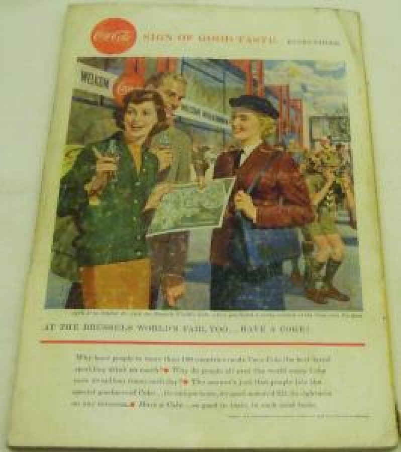 THE NATIONAL GEOGRAPHIC MAGAZINE APREL  1958 YILI AMERİKAN BASKI DERGİ