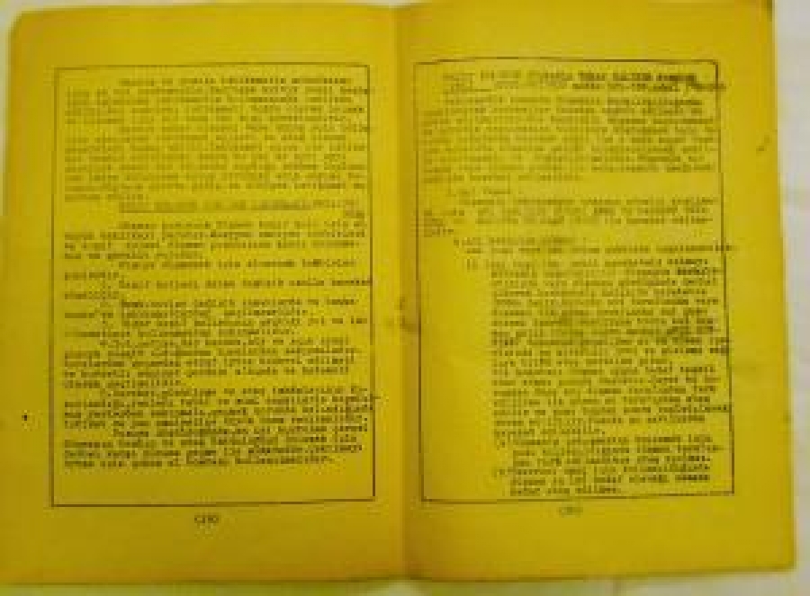 GENEL KONULAR BAŞKANLIĞI KEMAL SÜLER P. ÜTĞM. 1977 