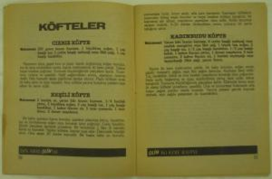 MEŞHUR KONYALIDAN SAHUR YEMEKLERİ MART 1990