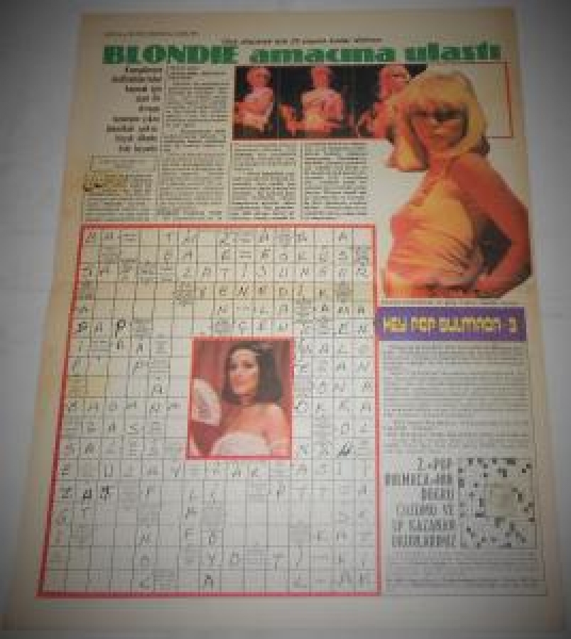 POP MAGAZİN SAYI:5. YIL: 1. 11 ARALIK 1978 HEY'İN HAFTALIK EKİDİR 