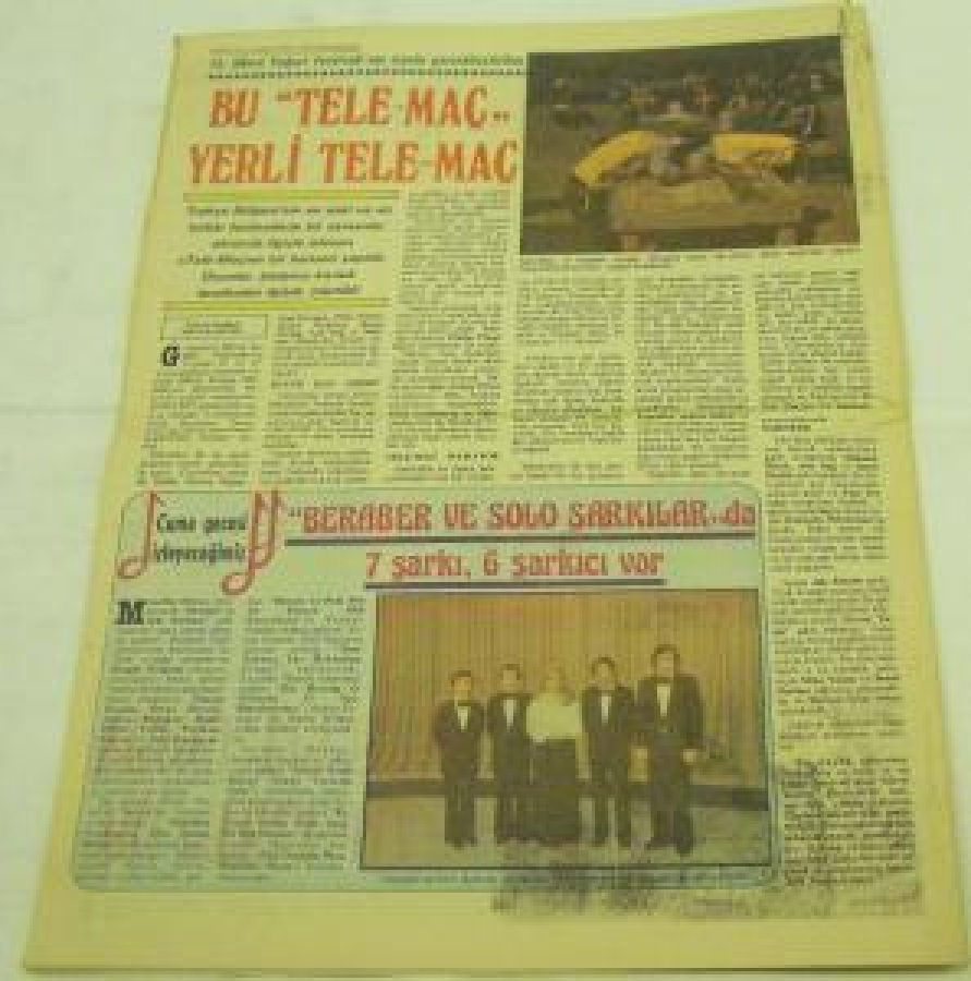 TELE MAGAZİN SAYI : 30 YIL : 4. 4 HAZİRAN 1979 HEY'İN HAFTALIK EKİDİR 