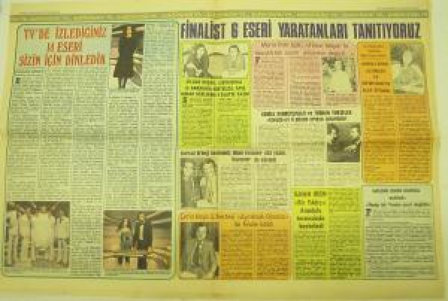 TELE MAĞAZİN SAYI : 8 YIL :4 1 OCAK 1979 HEY'İN HAFTALIK EKİDİR 1978 TV OSKARLARI 