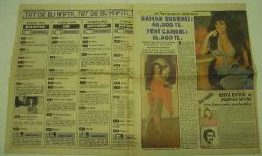 TELE MAĞAZİN SAYI . 9. YIL : 4. 8 OCAK 1979 HEY'İN HAFTALIK EKİDİR 