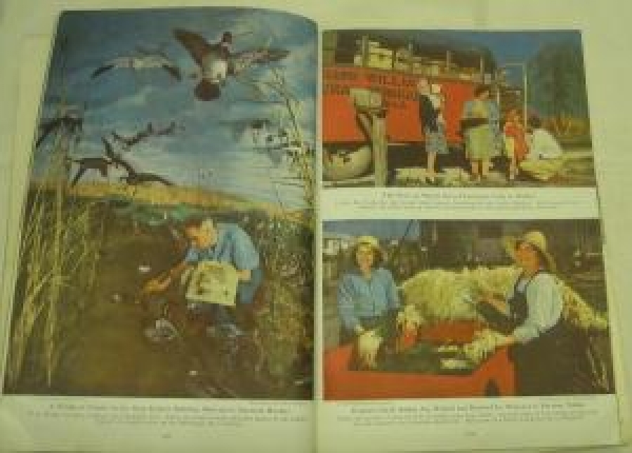 THE NATIONAL GEOGRAPHIC MAGAZINE DECEMBER  1947 YILI AMERİKAN BASKI DERGİ 