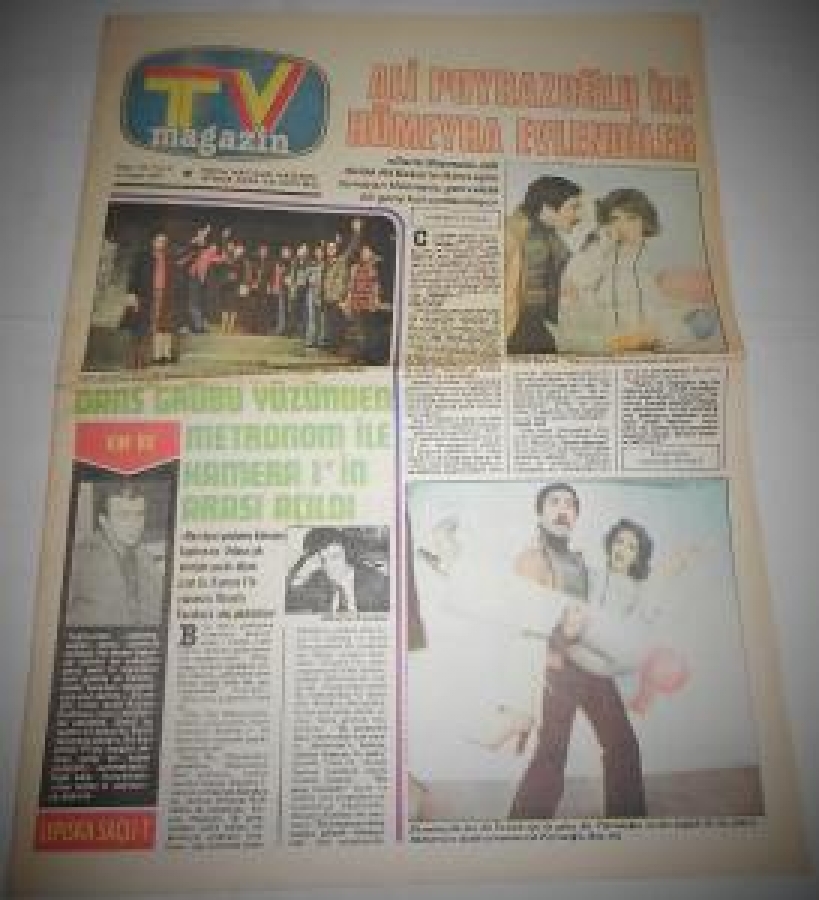 TV MAGAZİN SAYI:19. YIL:2. 21 MART 1977 HEY'İN HAFTALIK GAZETESİ 