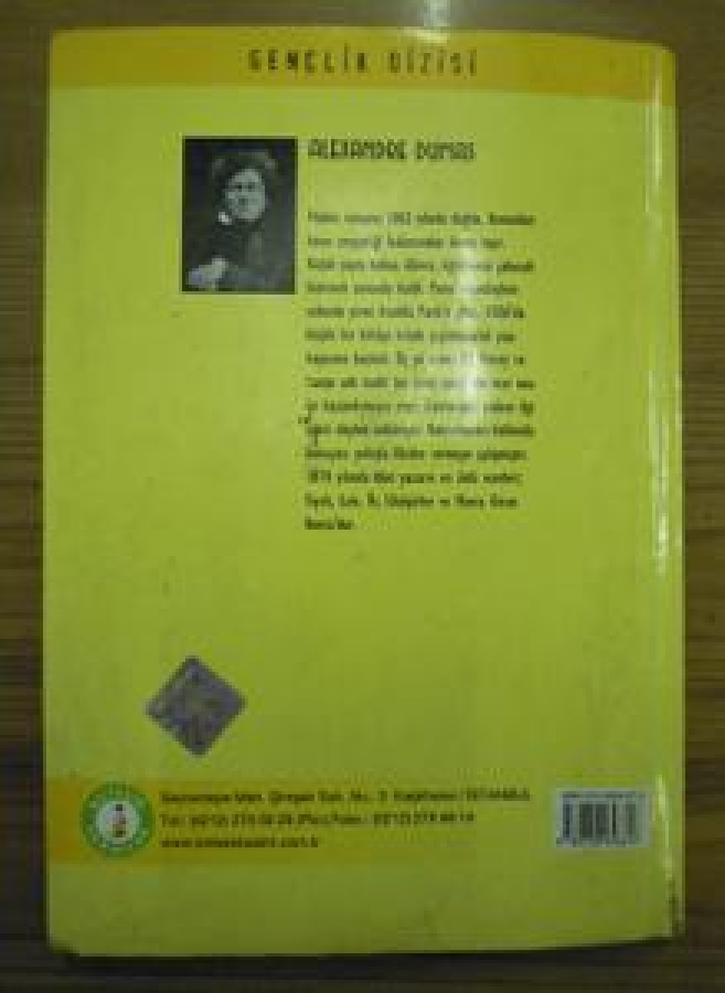 GENÇLİK DİZİSİ ALEXANDE DUMAS SİYAH LALE