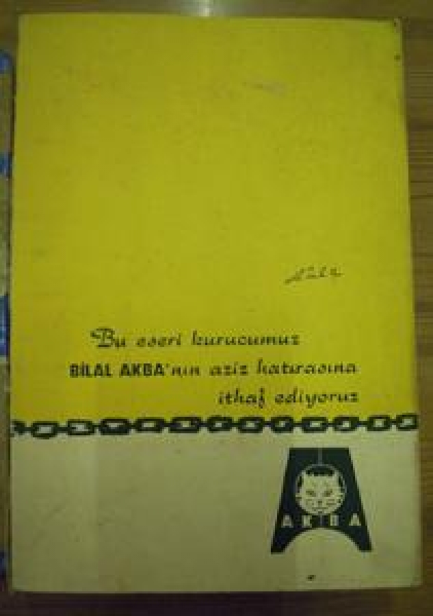 İKİ ESİR DÖRDÜNCÜ BASKI 1963