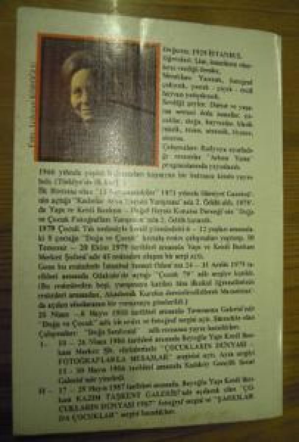 "MUALLA SÜMER" VE YALNIZLIK VARDI İSTANBUL 1987 