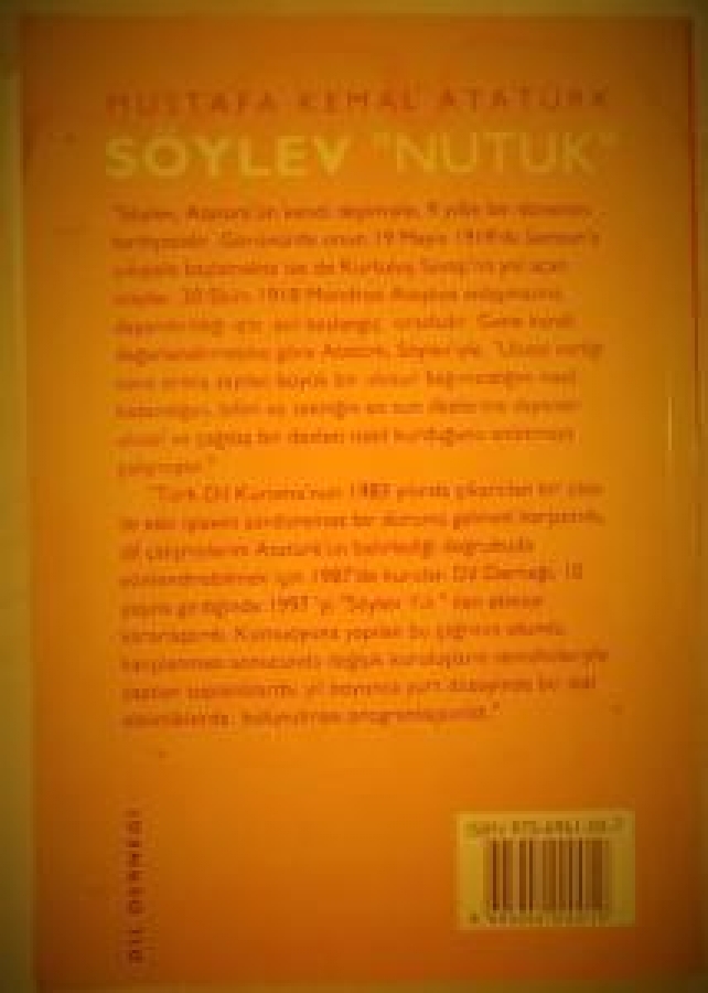 MUSTAFA KEMAL ATATÜRK SÖYLEV 