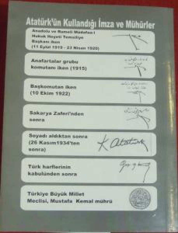 NUTUK (SÖYLEV) MUSTAFA KEMAL ATATÜRK. BAKIRKÖY BELEDİYESİ'NİN ARMAĞANIDIR.