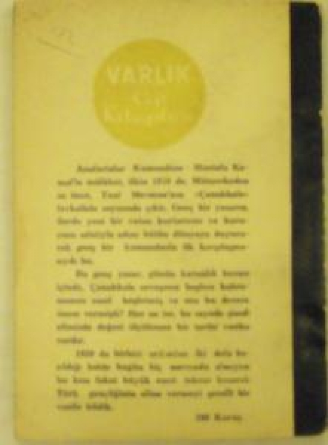 RUŞEN EŞREF ÜNAYDIN ANAFARTALAR KUMANDANI MUSTAFA KEMAL'LE MÜLAKAT 