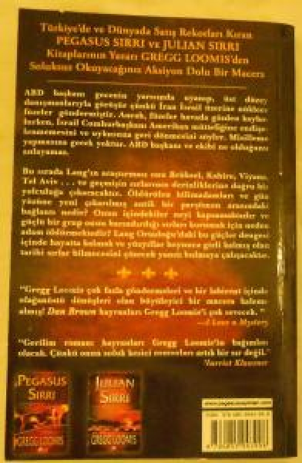 SİNA DAĞI SIRRI PEGASUS SIRRI VE JULİAN SIRRI'NIN YAZARI 