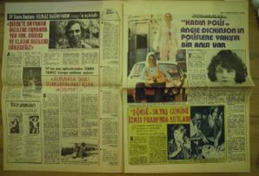 TV MAĞAZİN SAYI:45 YIL:2 19 EYLÜL 1977 HEY'İN HAFTALIK GAZETESİ . 