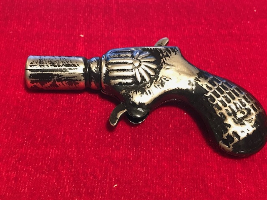 TENEKE ALMAN D.R.G.M FECY MANTAR TABANCASI MEKANİK UFAK BOYDA 1920 DRGM METAL TABANCA